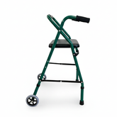 Adjustable Aluminum Folding Walker with Seat (KM4914L)