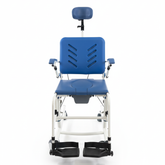 Aluminum Reclining Shower Chair with Commode