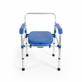 Commode Chair, Foggy Finish Aluminum Frame (KMB895B02LY)