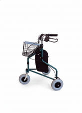 Powder Coated Steel Foldable Three-Wheel Rollator (KM49143)