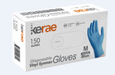 Kerae Blue Vinyl Synmax Exam Gloves