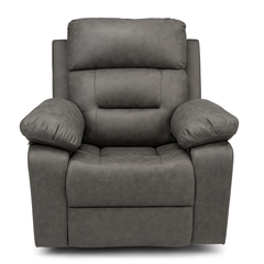 Kerae Gray Swivel Rocker Electric Recliner KM2037