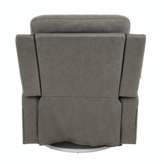 Kerae Gray Swivel Rocker Electric Recliner KM2037