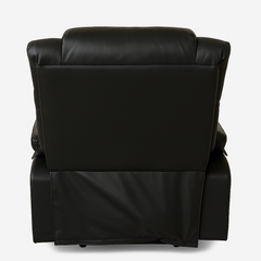 Kerae Black Leather Electric Recliner KM2027