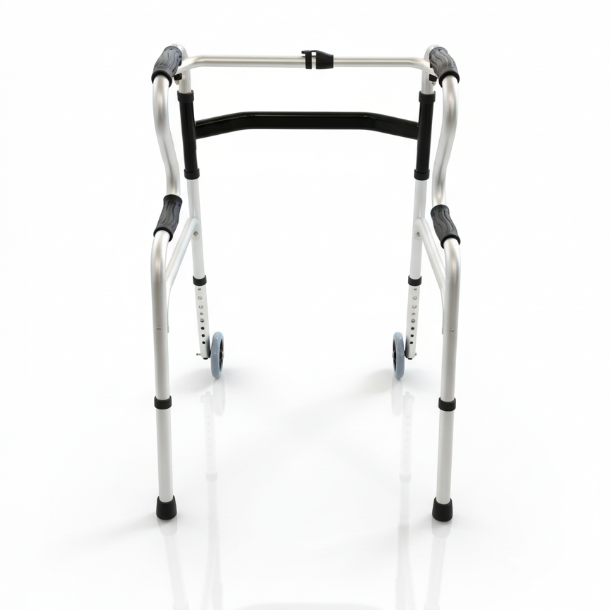 Aluminum Alloy Frame Walker (Foggy Silver)