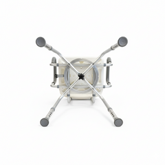 Aluminum Swivel Shower Chair with Armrest (KM3783L)