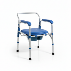 Commode Chair, Foggy Finish Aluminum Frame (KMB895B02LY)