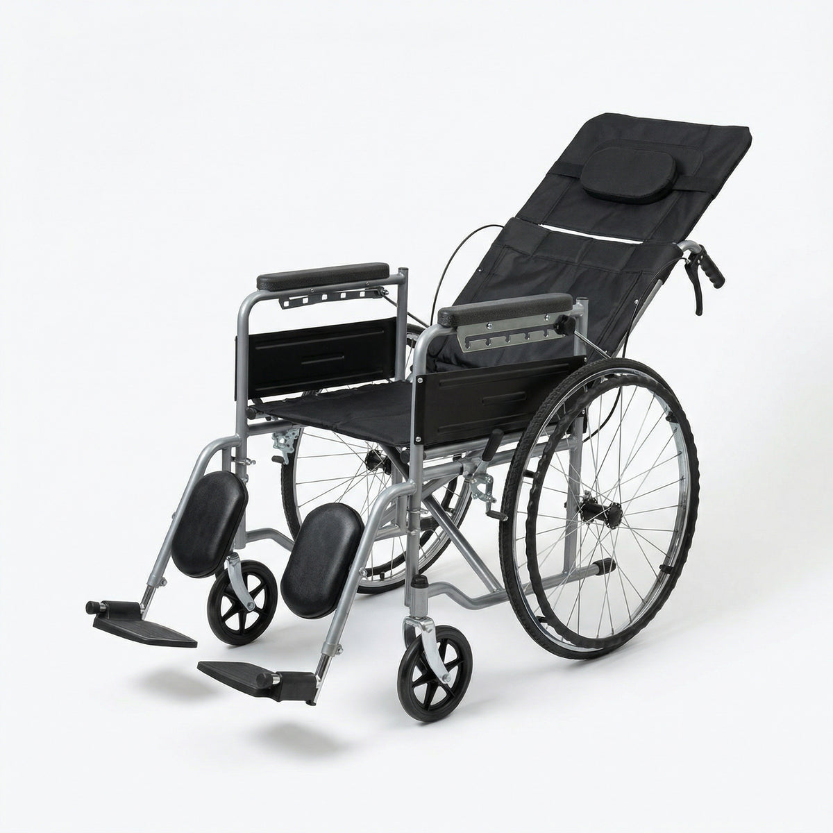 Kerae® XL-L35 High-Back Reclining Wheelchair with Commode