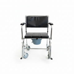 Aluminum Bariatric Bedside Commode/Showechair with Foot Rest (KM2695-51)