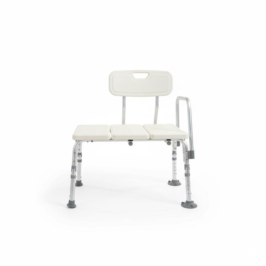 Aluminum Bariatric Bath Transfer Chair with Back Rest (KM3799L)