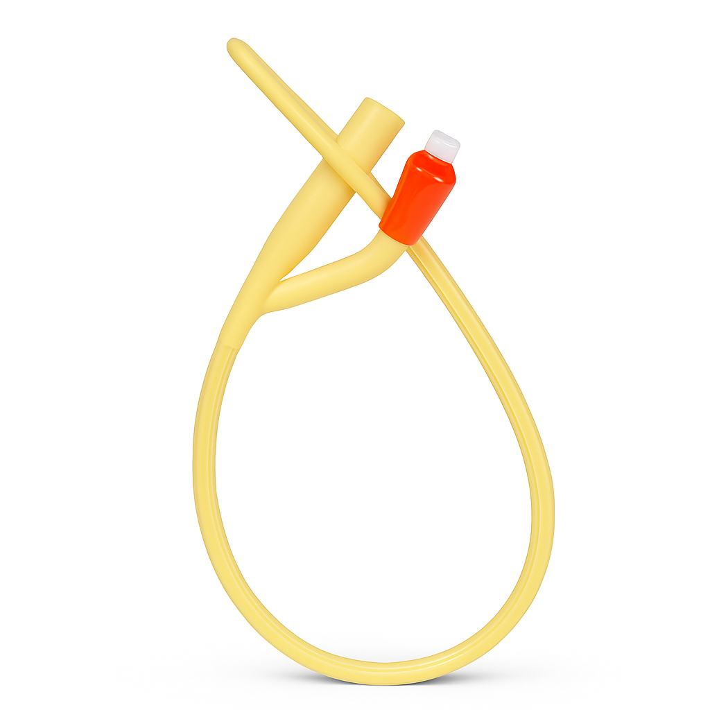 Hydrophilic Latex Foley Catheter – 16Fr – Two Way – 10/Pack