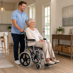Kerae Lightweight Foldable Transport Wheelchair KM2110