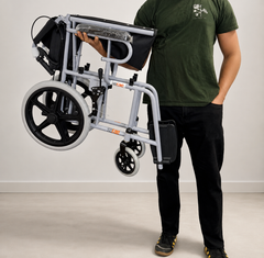 Kerae Lightweight Foldable Transport Wheelchair KM2110
