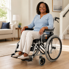 Kerae Lightweight Foldable Aluminum Wheelchair KM2111