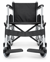 Kerae KM2112 Foldable Manual Wheelchair with Large Rear Wheels