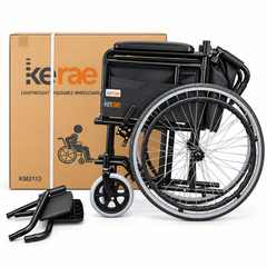 Kerae Lightweight Foldable Wheelchair - KM2113