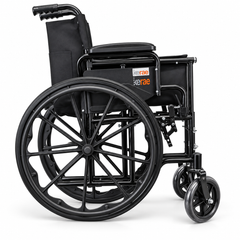 Kerae KM2114 Bariatric Wheelchair, Heavy-Duty Foldable