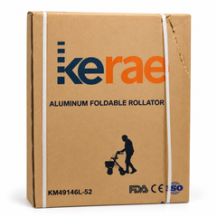 Kerae Lightweight Aluminum Rollator Walker KM49146L-52