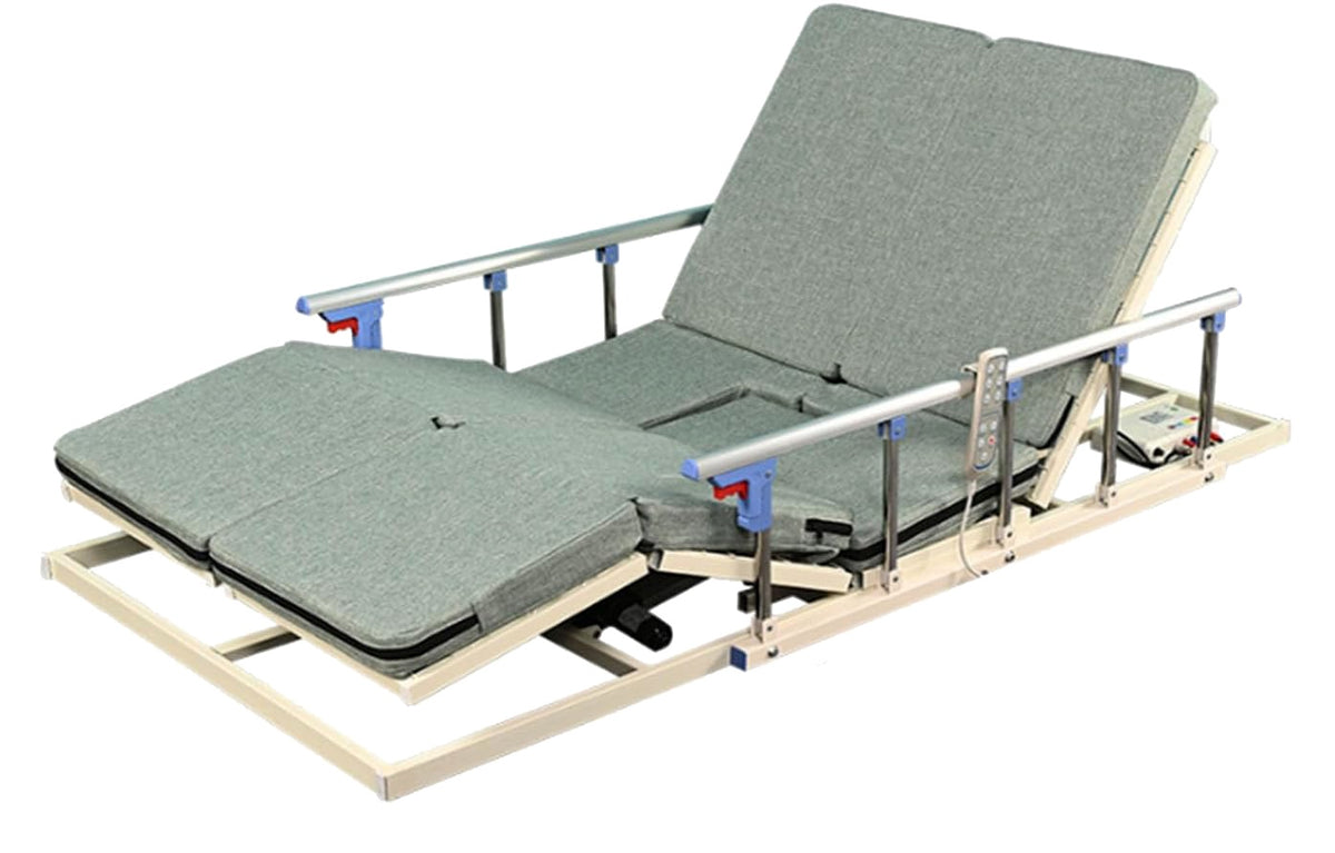 Multifunctional Adjustable Hospital Bed Overlay with Hard Cotton Mattress