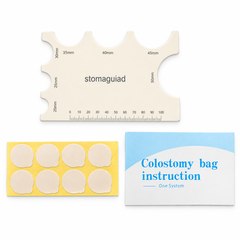 Kerae One-Piece Ostomy Bags – 12 Bags with 3 Closure Clips