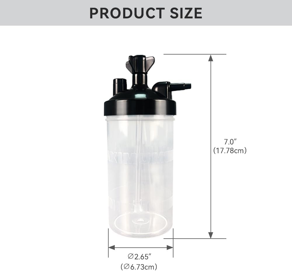 O2 Go Flask Oxygen Humidifier Bottle 350ml – Kerae Medical Inc.