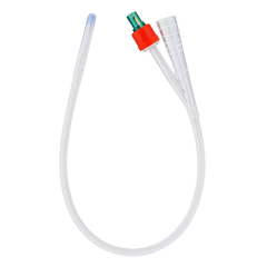 100% Silicone Foley Catheter – 18Fr – Two-Way – 10/Pack