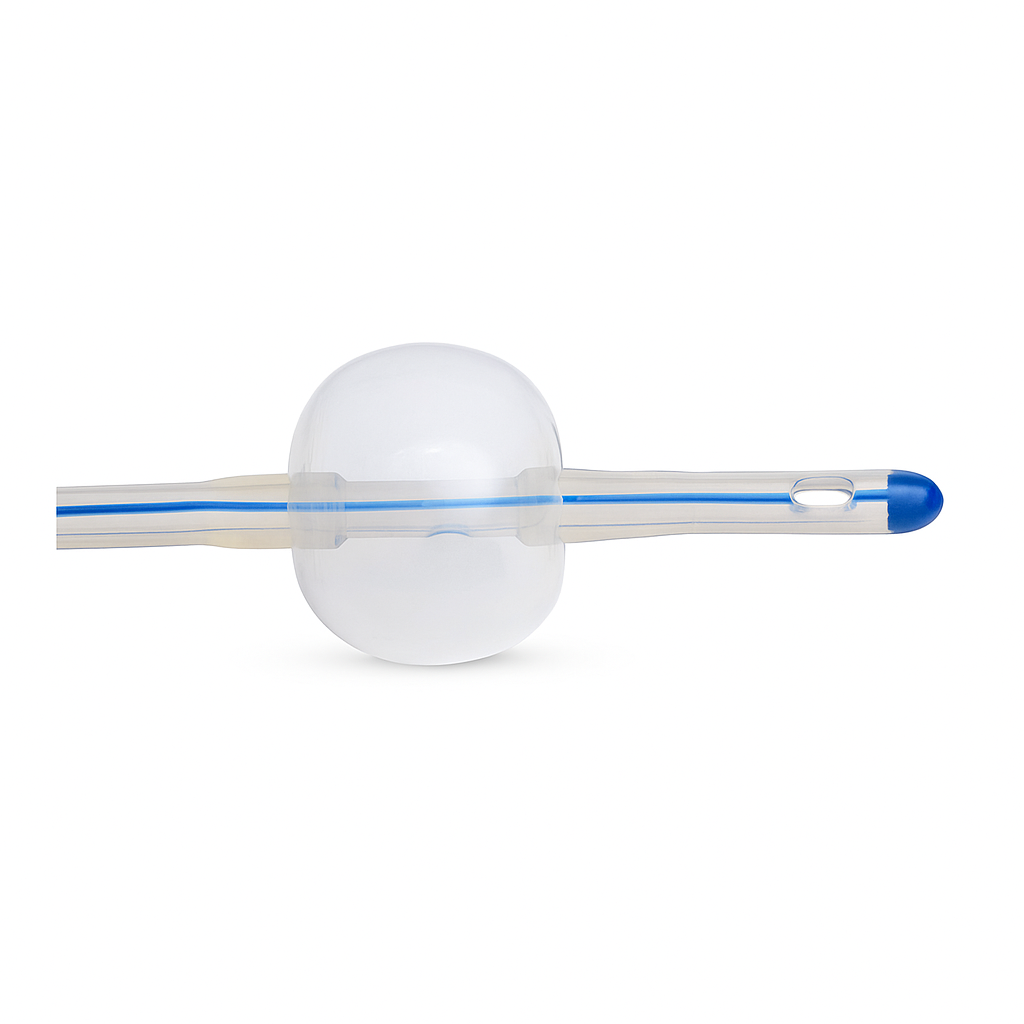 100% Silicone Foley Catheter – 18Fr – Two-Way – 10/Pack