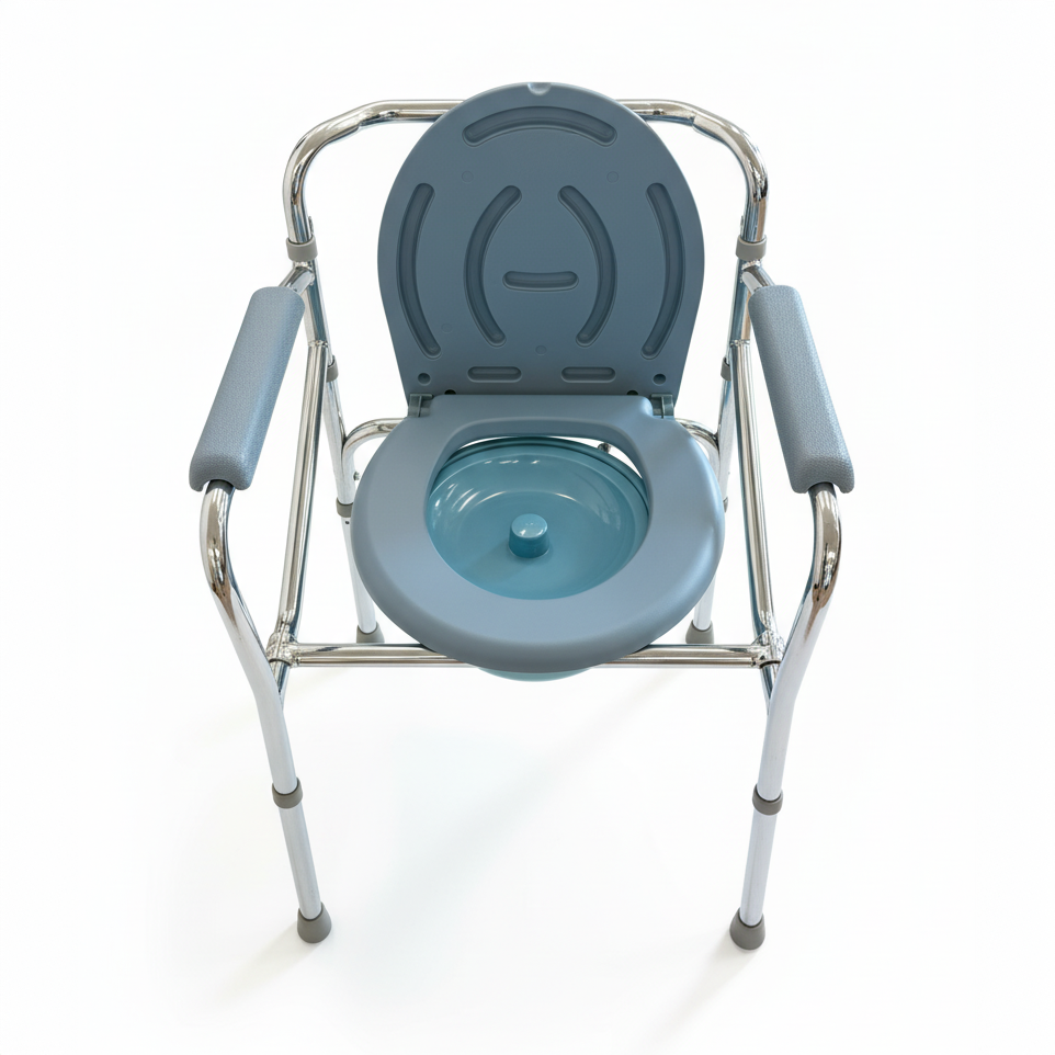 Steel Bedside Commode Chair (KMB94A01FT03)
