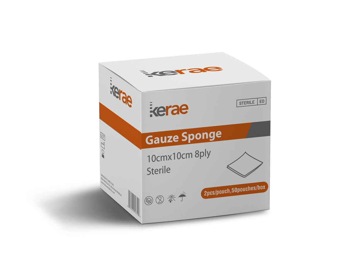 Sterile Gauze Sponge 4in x 4in 8-Ply (100pcs)