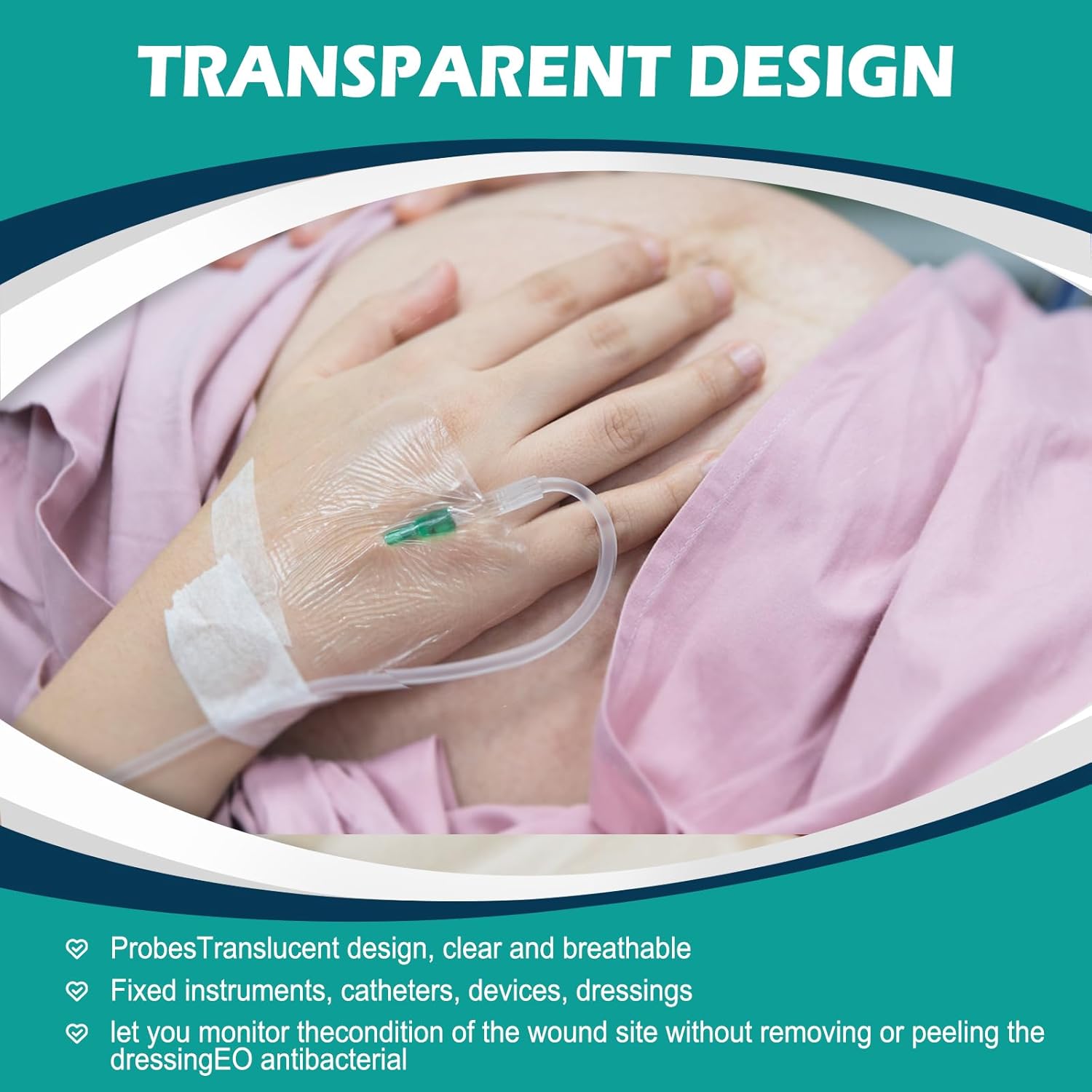 Transparent Pressure Ulcer Film IV Dressing (Tegaderm - 10cm x 12cm) ( Kerae Medical Inc. Transparent Pressure Ulcer Film IV Dressing (Tegaderm - 10cm x 12cm) ( Kerae Medical Inc.