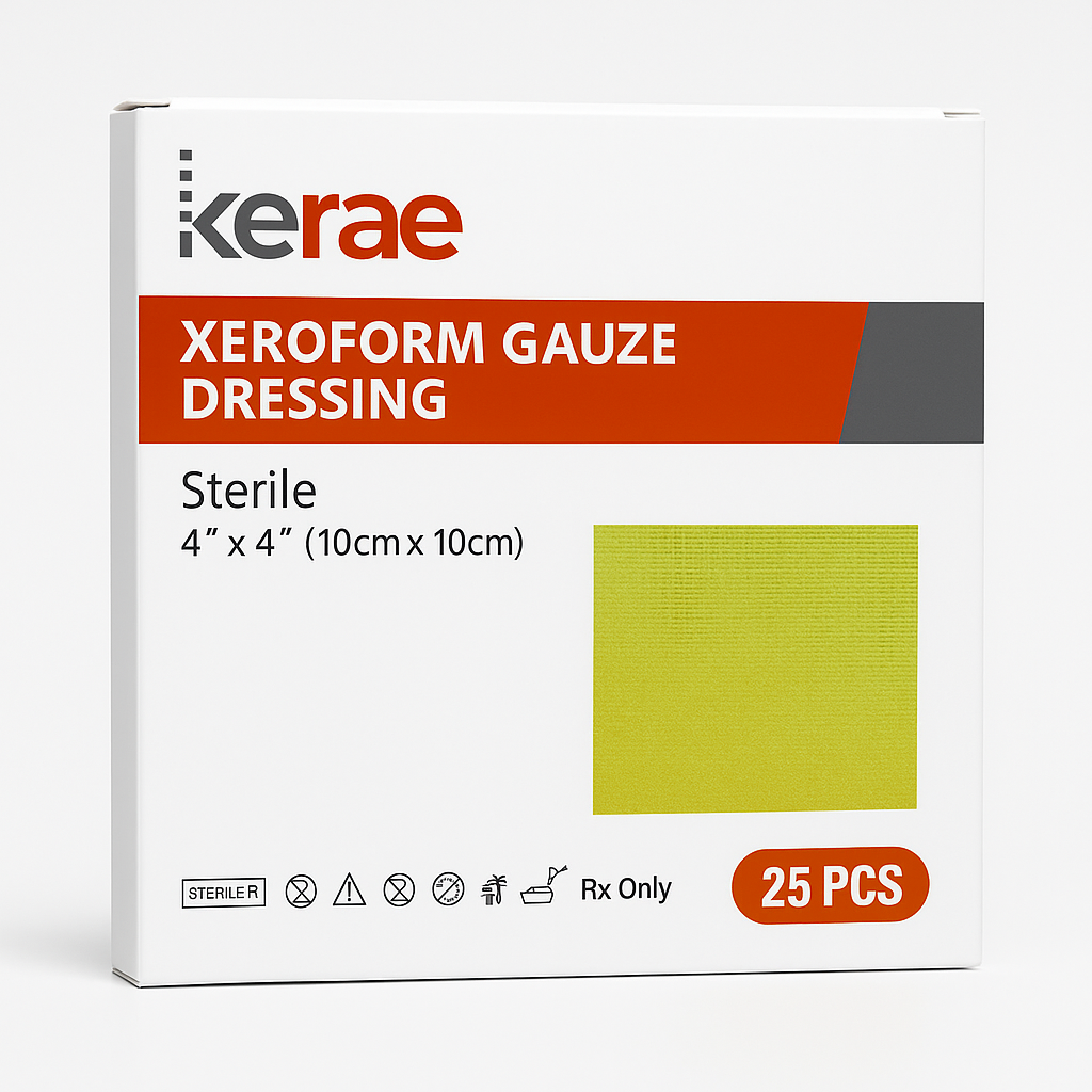 Xeroform gauze dressing 4in x 4in